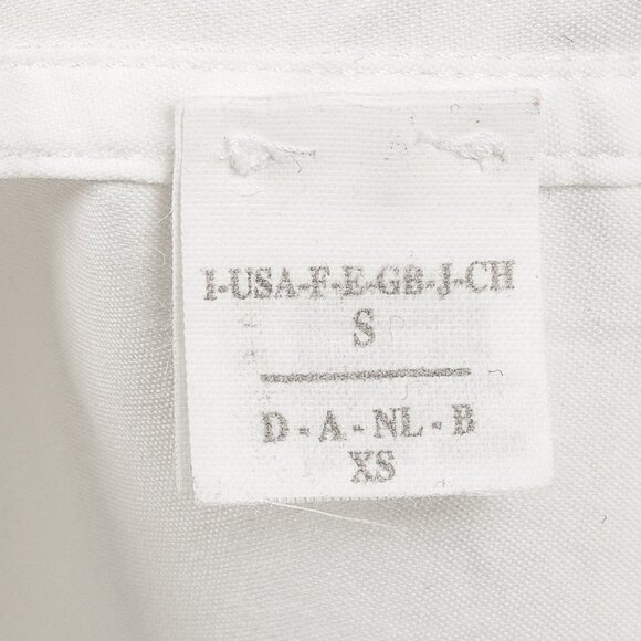 Brunello Cucinelli Ivory Cotton-Poplin Silk-Collar Short-Sleeve Shirt - Picture 8 of 10